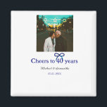 Imã Arco azul grita 40 anos de casamento<br><div class="desc">design</div>