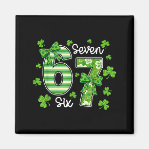 Imã Arco de coquete flor de shamrock 67 dia de são pat