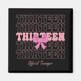 Imã arco de coquete rosa de 13 anos Adolescente oficia