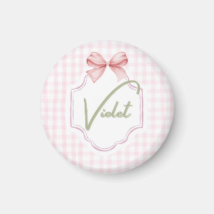 Imã Arco do infantário Violet Baby Girl Personalizado