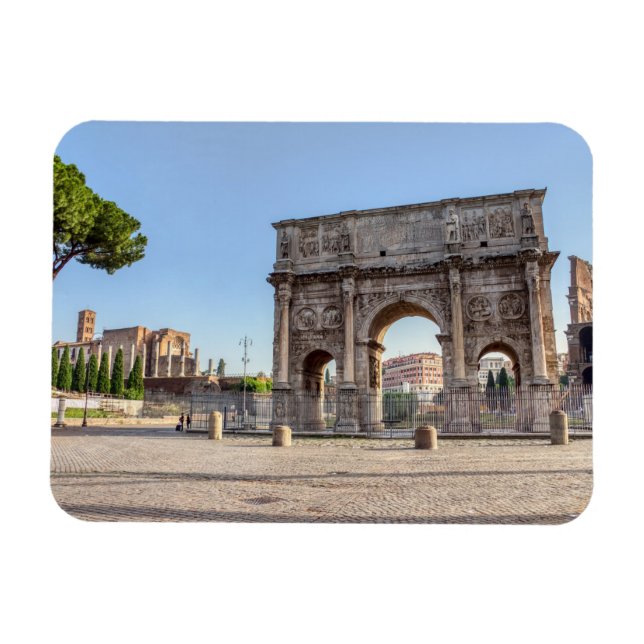 Ímã Arco do Triunfo de Constantino - Roma, Itália (Horizontal)