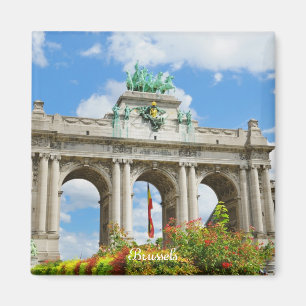 Imã Arco do Triunfo no Parque Cinquantenário em Bruxel