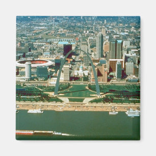 Imã Arco e skyline de St Louis