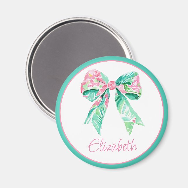 Imã Arco flexível rosa pré-disquete personalizado (Front/Back)