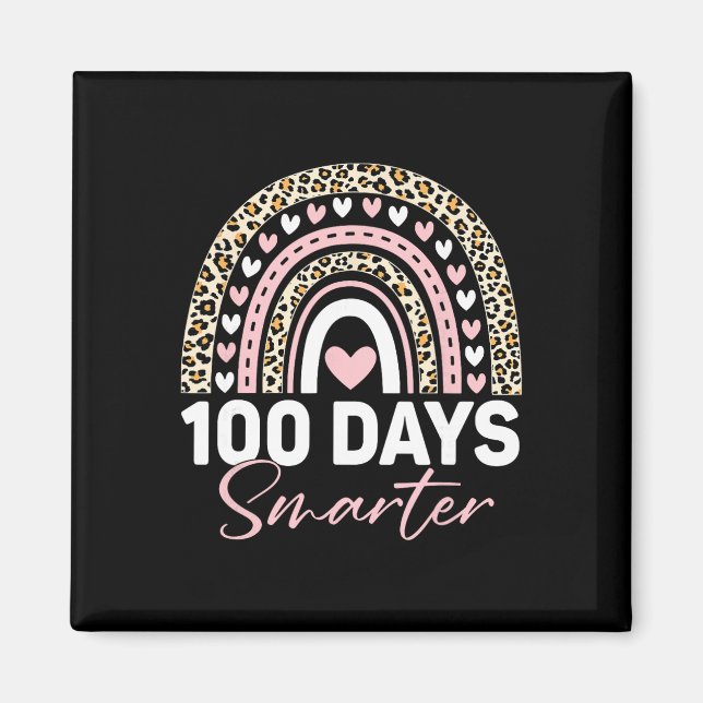 Imã Arco-íris 100 Dias Mais Inteligente Professor Cria (Frente)