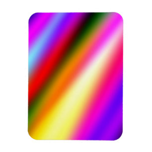 Ímã Arco-íris abstrato pastel cor-de-rosa-azul ombre