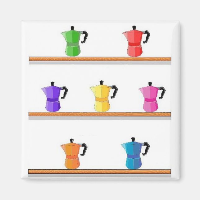 Imã Arco-Íris Espresso Magnet 15 (Frente)