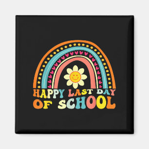 Imã Arco-íris feliz último dia de aula para professor