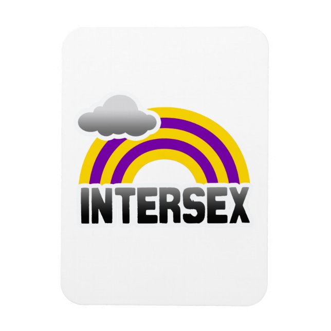 ÍMÃ ARCO-ÍRIS INTERSEXO (Vertical)