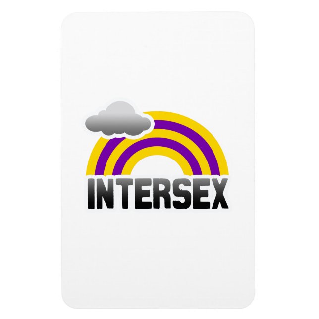 ÍMÃ ARCO-ÍRIS INTERSEXO (Vertical)