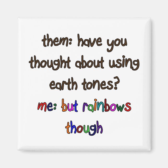 Imã Arco-Íris Magnet (Frente)