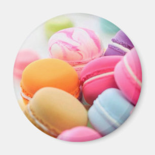 Imã Arco-íris Pastel biscoitos dispersados de Macaron