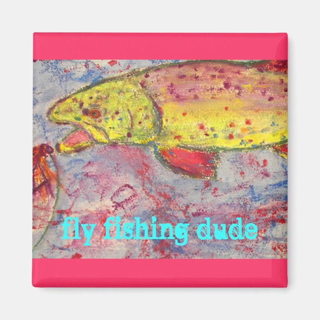 Imã arco-íris perseguindo mosca (Frente)