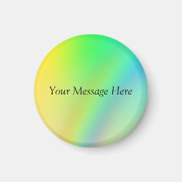 Imã Arco-Íris - Personalize com sua mensagem