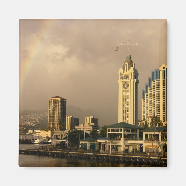 Imã Arco-íris sobre Honolulu, Havaí, EUA 2 (Frente)