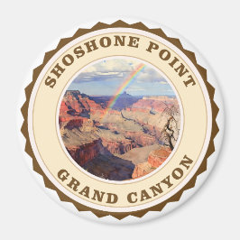 Imã Arco-íris sobre o Ponto Shoshone, Grand Canyon