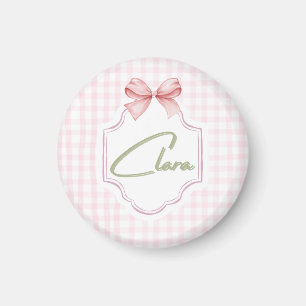 Imã Arco Personalizado de Nursery Clara Baby Girl &Gin