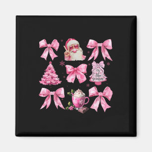 Imã Arco Rosa De Natal Vintage Papais noeis Rosa Cla