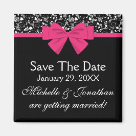 Imã Arco Rosa Preto e Branco