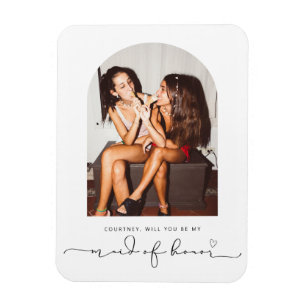 Ímã Arco, você será meu íman de madrinha de casamento?