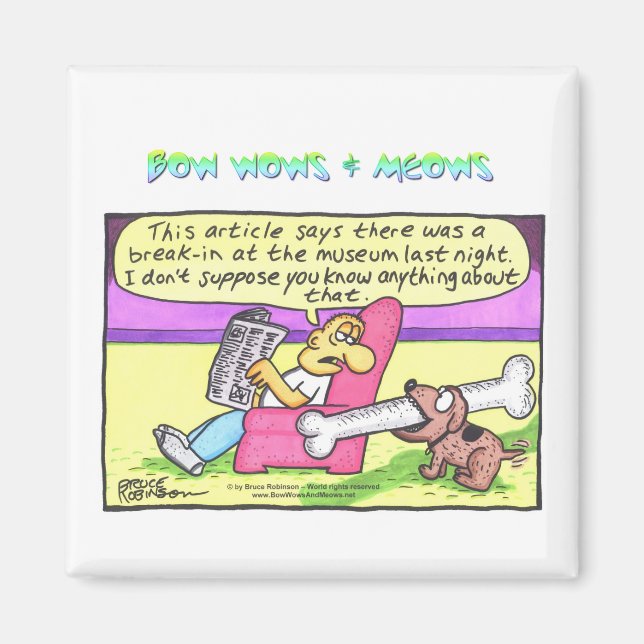 Imã ARCO WOWS & MEOWS - Este artigo diz... (Frente)