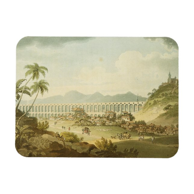Ímã Arcos de Carioco, ou Grande Aqueduto no Rio de Jan (Horizontal)