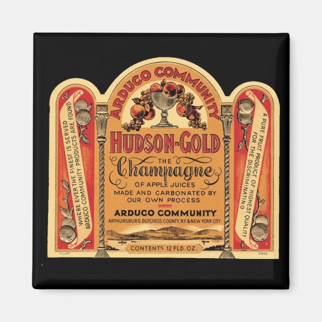 Imã Arduco Community Hudson Dourado Magnet (Frente)