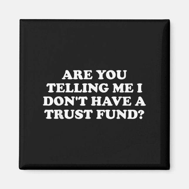 Imã Are You Telling Me I Don't Have A Trust Fund_ Desi (Frente)