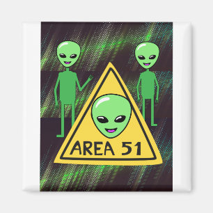 Imã Área 51 Aliens bem-vindos a Roswell Novo México