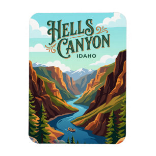 Ímã Área de Recreação Nacional Hells Canyon EUA