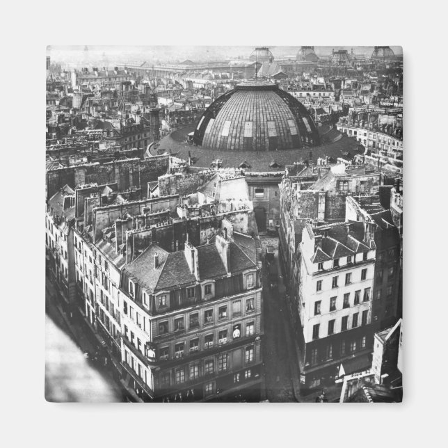 Imã Área do Mercado dos Cereais, Paris, antes de 1887 (Frente)