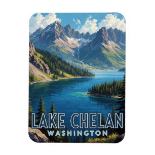 Ímã Área Nacional de Recreação do Lago Chelan — Washin