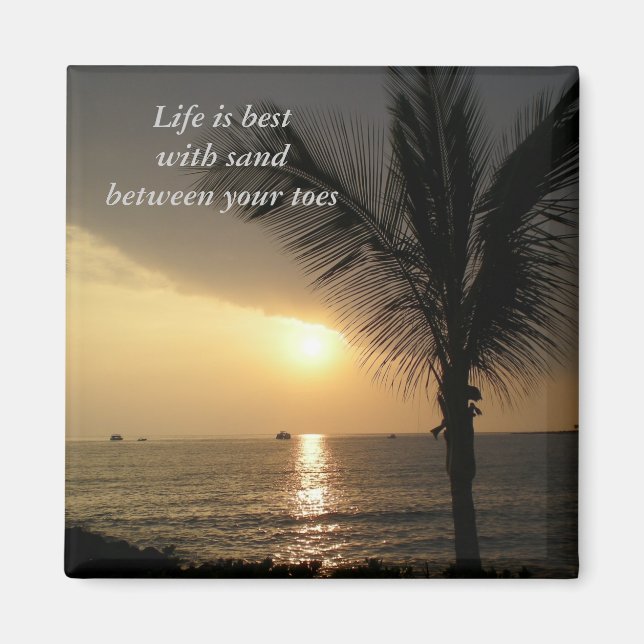 Imã Areia de Praia Descalça (Frente)