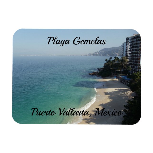 Ímã Areia turquesa oceânica (Horizontal)