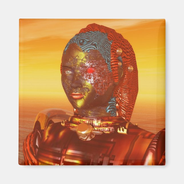 Imã ARES EM DESERTO DA HIPERION Science Fiction, Sci-F (Frente)