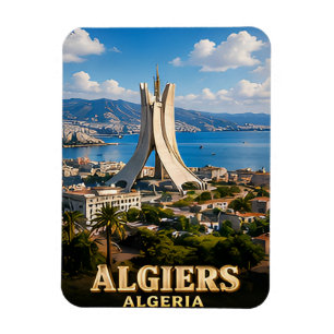 Ímã ✈️ Argel Argélia Memórias de Viagem 🌊