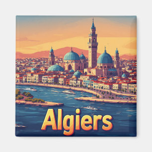 Imã 🧲 Argélia Argel Lembrança de Viagem 🌍
