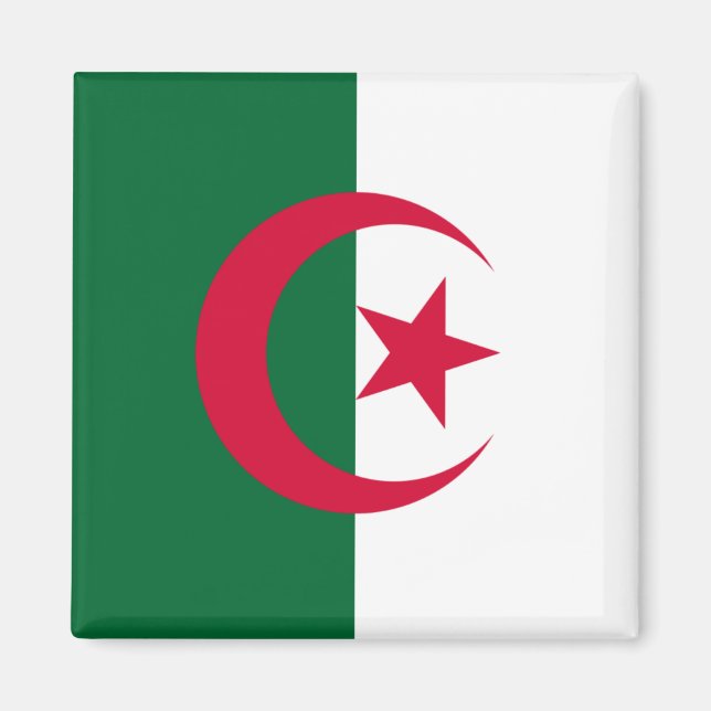 Imã Argélia Flag Magnet (Frente)