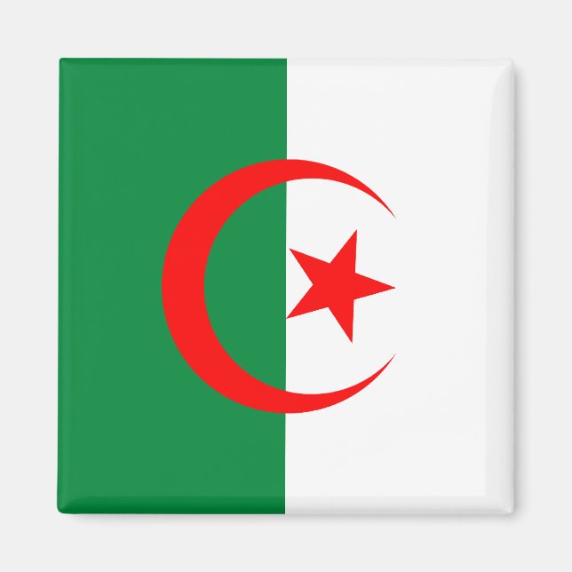Imã Argélia Flag Magnet (Frente)
