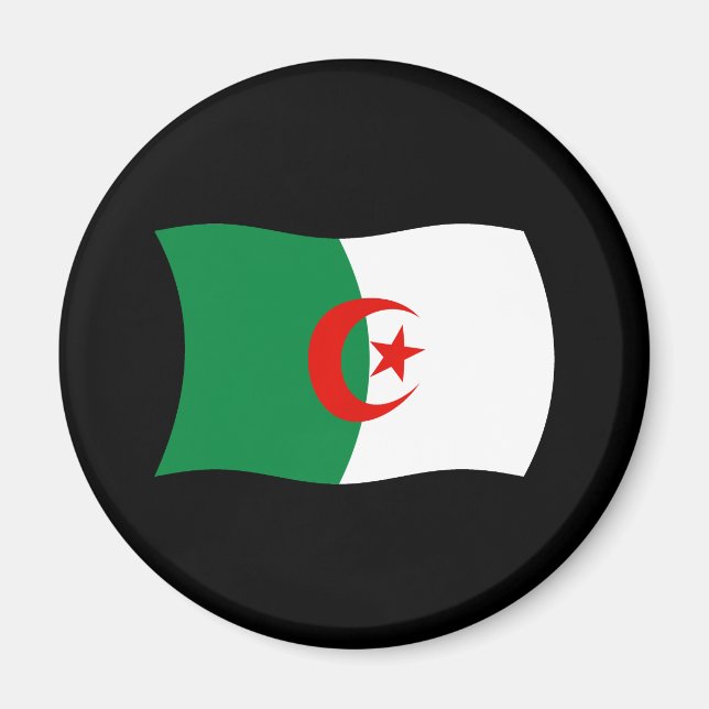 Imã Argélia Flag Magnet (Frente)