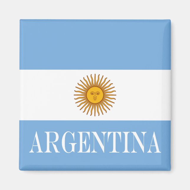Imã Argentina flag Bandera De Argentina (Frente)