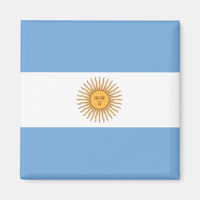 Imã Argentina Flag Magnet (Frente)