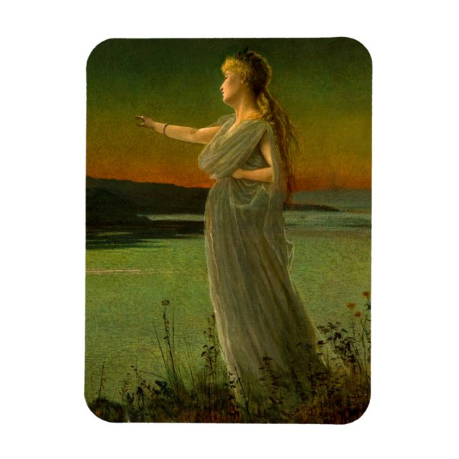 Ímã Ariadne em Naxos John Atkinson Grimshaw (Vertical)