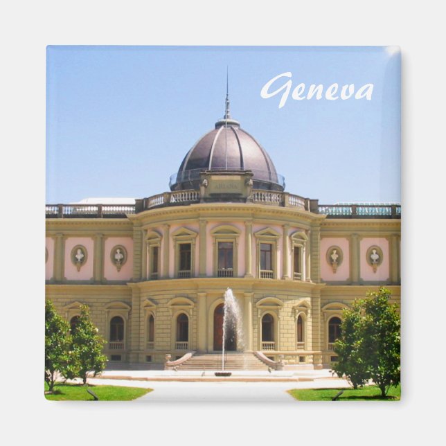 Imã Ariana Museum Genebra Magnet (Frente)