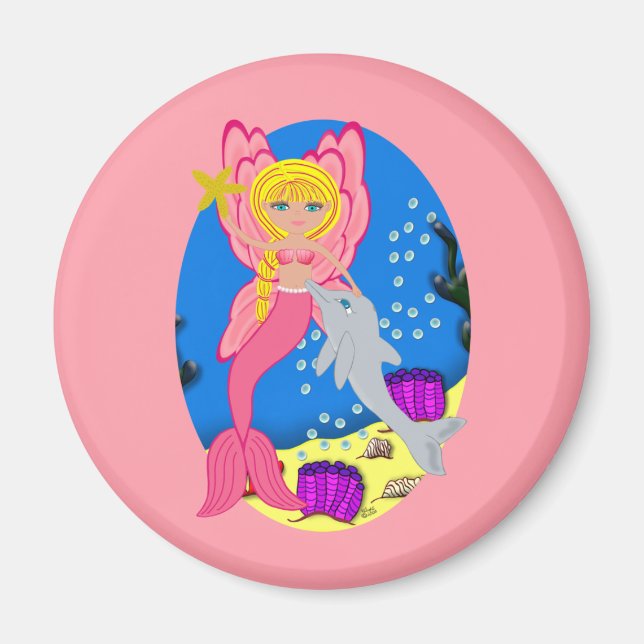Imã Ariel, a Merfaery Rosa e o Magneto Redondo dos Gol (Frente)
