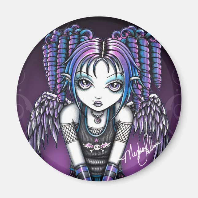 Imã Ariel Gothic Knealing Angel (Frente)