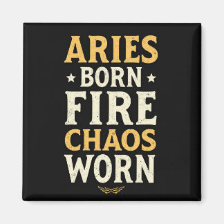 Imã Aries Born Fire Worn