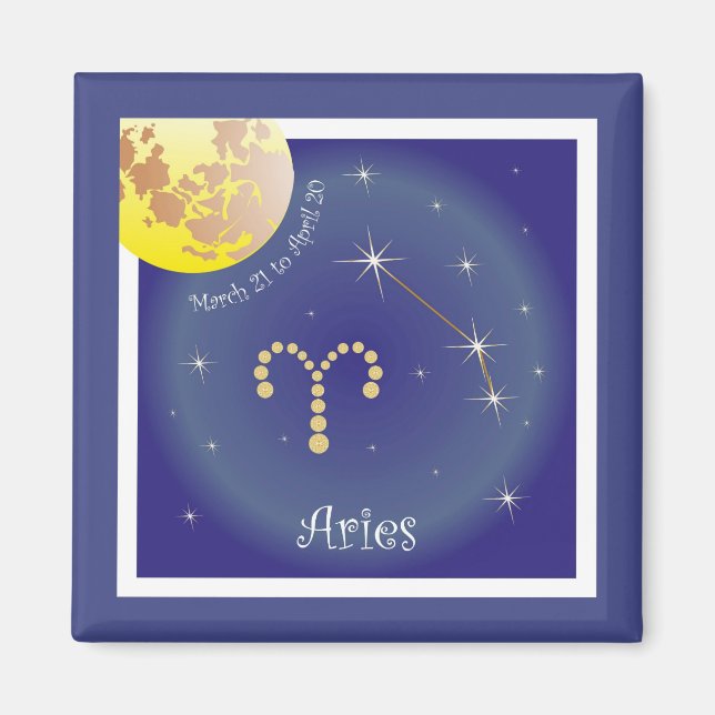 Imã Aries de 21 de março a 20 de abril (Frente)