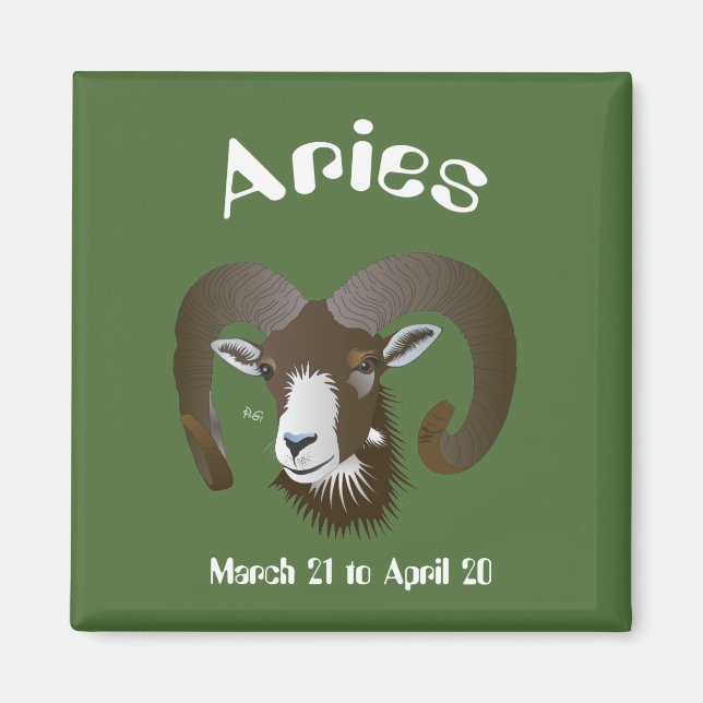 Imã Aries de 21 de março a 20 de abril (Frente)