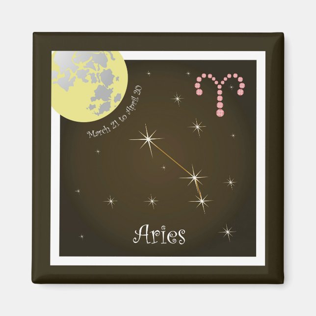 Imã Aries de 21 de março a 20 de abril (Frente)